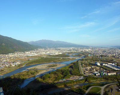 奇岩「岩鼻」の頂上