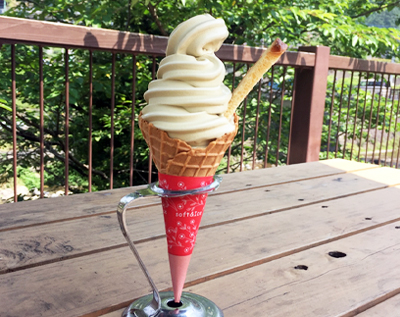 横瀬町産紅茶ソフトクリーム